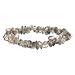 Cute Stretchy Smokey Quartz Chip Bracelet