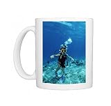 Child scuba diver Photo Mugs