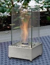 Eco-Feu Tabletop Fireplace - Cartier - Stainless Steel