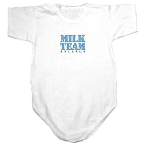 BABY BODYSUIT WHITE " MILK TEAM BELARUS " 6 - 9 Months