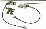 87-96 FORD F-SERIES PICKUP f150 f250 f350 f450 f550 TAILGATE LATCH TRUCK, Rod Assy, cable and control latch, without handle, Styleside (1987 87 1988 88 1989 89 1990 90 1991 91 1992 92 1993 93 1994 94
