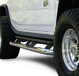 AutoXccessory Nerf Bars - Stainless, for the 2004 Hummer H2
