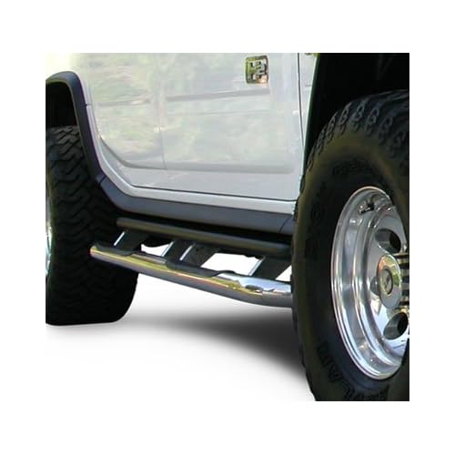 ^ Hummer H2 Stainless Steel Side Bars/Nerf Bars 2003 2004 2005 2006