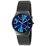 Skagen Men's Titanium Black Mesh Watch #233LTMN