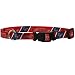 Houston Texans Red Adjustable Dog Collar