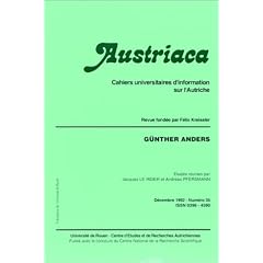 Austriaca. Cahiers universitaires d'information sur l'Autriche