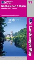Northallerton and Ripon, Pateley Bridge and Leyburn (OS Landranger Map)