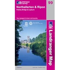 Northallerton and Ripon, Pateley Bridge and Leyburn (OS Landranger Map)