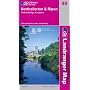Northallerton and Ripon, Pateley Bridge and Leyburn (OS Landranger Map)