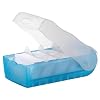 Han 998643 - Karteibox Croco A8 Transluzent, blau Han 998643 - Karteibox Croco A8 Transluzent, blau