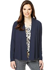Classic Collection Open Front Smocked Cardigan