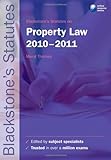 Blackstone's statutes on property law, 2010-2011