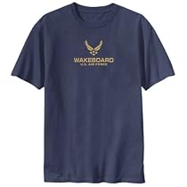 T-Shirt Navy Blue " Air Force Wakeboard " Sports