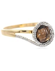 Sterling Silver Bypass Scroll Diamond Ring (1/10cttw, I-J Color, I2-I3 Clarity), Size 7