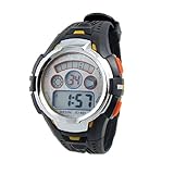 Adjustable Soft Plastic Watchband Stopwatch Sport Watch