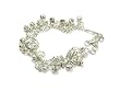 Silver Anklet / Bracelet with Silver Dangle Bell Beads