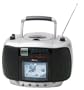Memorex MPT 3450 CD Boombox with AM/FM Radio & 5" Black and White TV