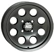 4/110 STI HD1 Alloy Wheel 12x7 5.0 + 2.0 Slik-Kote Black BOMBARDIER HONDA JOHN DEERE KAWASAKI POLARIS SUZUKI YAMAHA