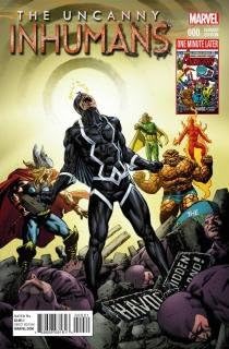 Uncanny Inhumans #0 One Minute Later Marvel Variant Comic Book