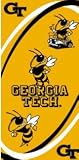 Georgia Tech Yellowjackets Fiber Reactive Pool/Beach/Bath Towel (Team Color)
