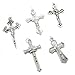 TOAOB Mixed Silver Crosses Charms and Pendants for Jewelry Making and Crafting Pack of 30pcs