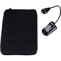 Kindle 2 Dakota Leather Sleeve Case Cover (Black) with Mighty Bright XtraFlex Reading Light