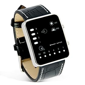Binary Watch - Futuristic Japanese Style Multicolor LED Watch - Ideal Mothers Day Gift