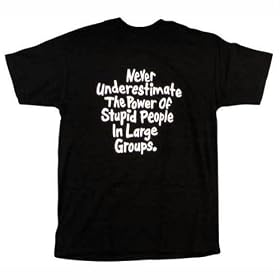 Stupid People T-Shirt - Adult Small