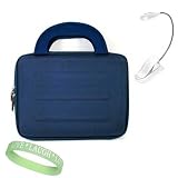 Blue Amazon Kindle 2 Hard Shell Carrying Case + A White LED Reading Light + A Live*Laugh*Love Wrist Band!!!