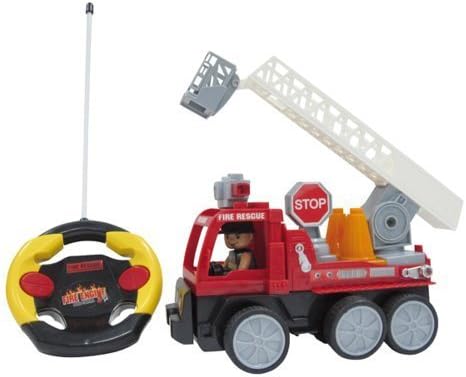 Modelco 800431 Remote-Controlled Miniature Fire Engine by Gueydon Jouets