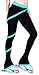 Figure Skating Spiral Polartec Polar Fleece Pants (Turquoise, Adult Extra Small)
