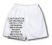 White Boxer Short with Corporation - An ingenious device for obtaining individual pro...