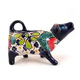 Talavera Cow Design Creamer and Milk Dispenser, Assorted Colors