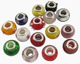 200pc Lot, Glass Lampwork Murano European Style Beads Mix