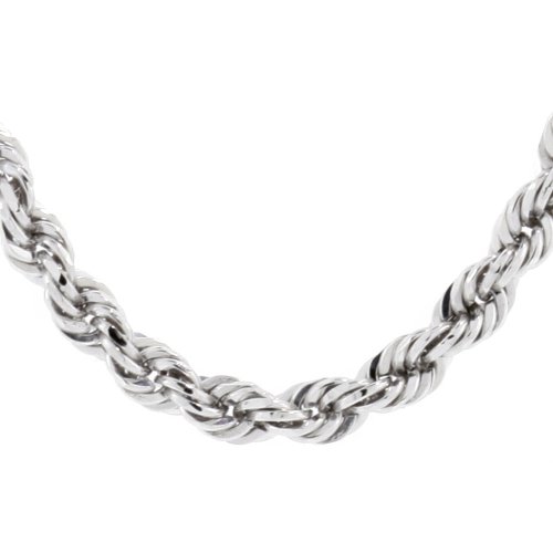 Karat Platinum 3.2mm Rope Chain Necklace, 24