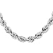 Karat Platinum 3.2mm Rope Chain Necklace, 22