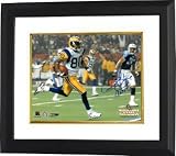 Isaac Bruce signed St. Louis Rams 8x10 Photo GWTD (Super Bowl XXXIV) Custom Framed