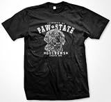 Golden Retriever Mens T-shirt, Property Of Paw State, Canine Athletic Dept. Mens Shirt