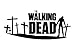 The Walking Dead Zombie Die Cut Decal Vinyl Sticker - 6.75