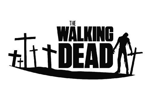 The Walking Dead Zombie Die Cut Decal Vinyl Sticker - 6.75