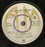 EVERY LITTLE TEARDROP 7" (45) UK A&M 1977 4 PRONGED CENTRE LABEL DESIGN B/W STREET BOYS (AMS7274)