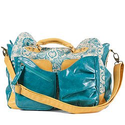 Hydrangea Messenger Diaper