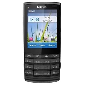 Nokia X3-02 Sim Free Mobile Phone - Dark Metal/Graphite