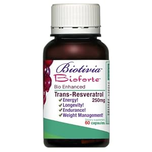 Buy Biotivia Resveratrol Bioforte 250mg , Full Spectrum Resveratrol Supplement, Capsules, 60-Count Bottle by Bioforte 500 Resveratrol