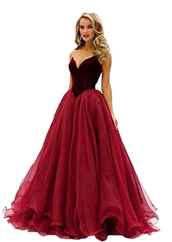 burgundy prom dresses 2016 Selena Gomez Burgundy 2016 Grammy Awards Dress main image 0