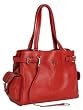 Prada Red Leather BR2958 Tote Handbag
