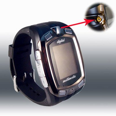 cell phone, M810 Cellphone Mobile Watch Cell Phone with 1.3MP camera and Bluetooth Add Additional Accessories:: USB Cable for Charger and PC Supplied Memory is to small, upgrade me to: 2GB Micro SD Memory Card