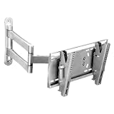 HEAVY DUTY TILT TURN EXTEND WALL BRACKET 32 TO 45 45KG (Silver)