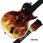 Skin Decal Cover for GUITAR HERO 3 III PS3 Xbox 360 Les Paul - Fire Storm