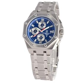 Smith and Wesson DIPLOMAT Titanium Chronograph Men's Watch- Blue Face
